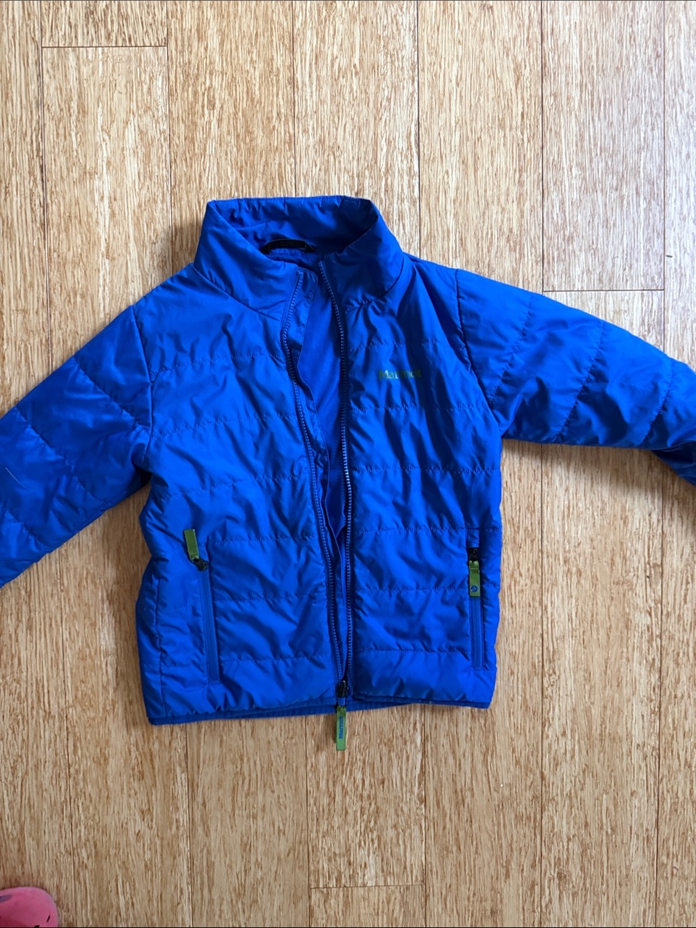 Marmot Bright Blue Kids Insulated Puffer Jacket